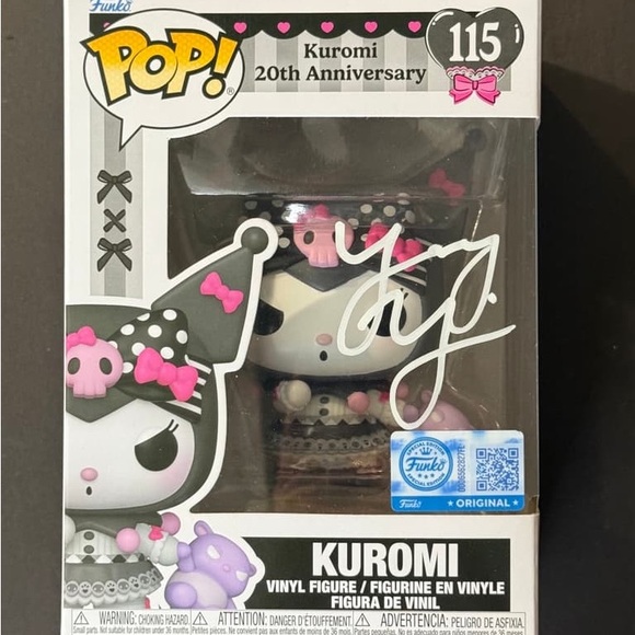 Funko Kuromi 20th Anniversary Figure - Black White Pink